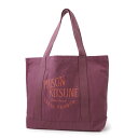 メゾンキツネ MAISON KITSUNE トートバッグ パープル lw05102ww0008 p564 grape パレロワイヤル ショッピングバック【返品送料無料】