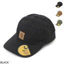 【アウトレット】カーハート Carhartt ベースボールキャップ 100289 001 black【返品送料無料】