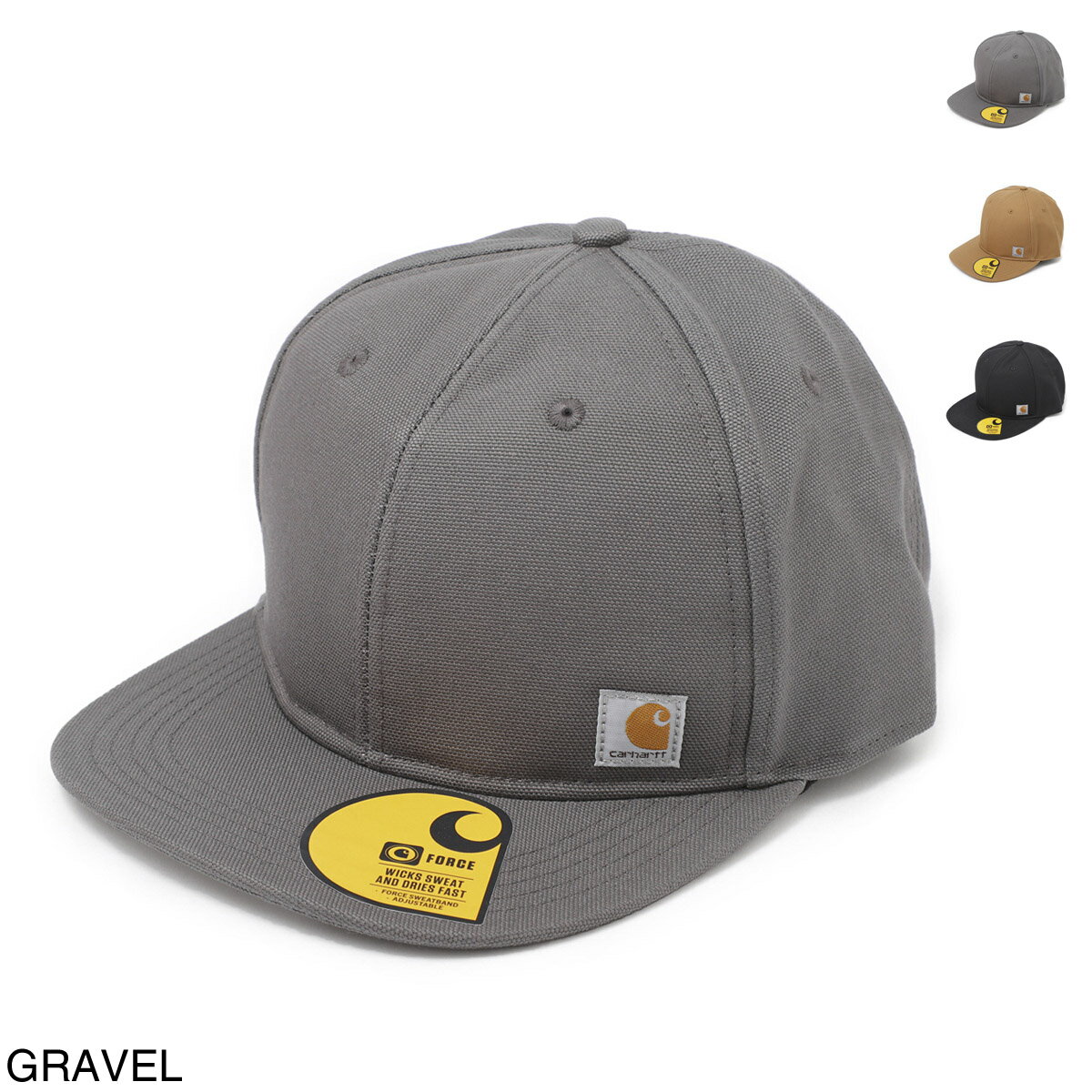 カーハート Carhartt ベースボールキャップ 101604 039 gravel