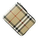 バーバリー バーバリー BURBERRY 2つ折り財布 小銭入れ付き ベージュ 8071081 archivebeige DANIELS DFC【返品送料無料】