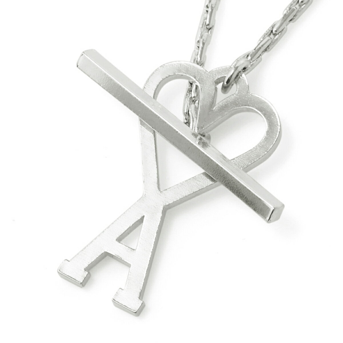 アミ AMI ALEXANDRE MATTIUSSI ネックレス シルバー レディース ujw916 361 900 sliver NECKLACE CHAIN FRIEND OF HEART BRASS【返品送料無料】[2024AW]のサムネイル