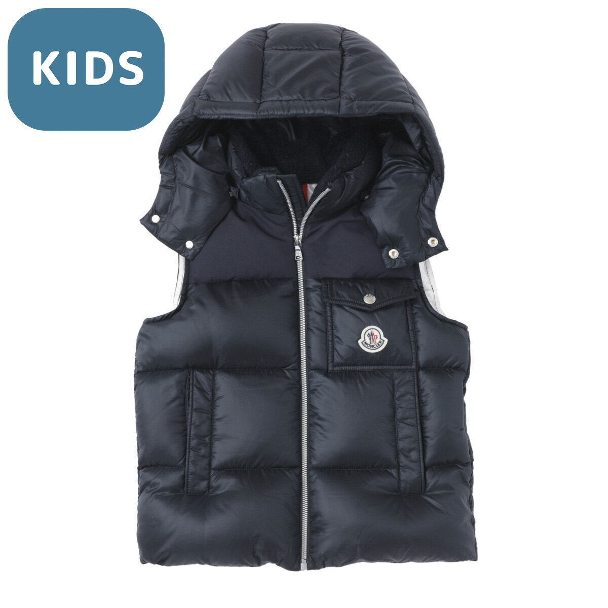 【アウトレット】【ラスト1点】モンクレール MONCLER ダウンベスト ブルー oust 1a00043 5967g 776 OUST【返品送料無料】