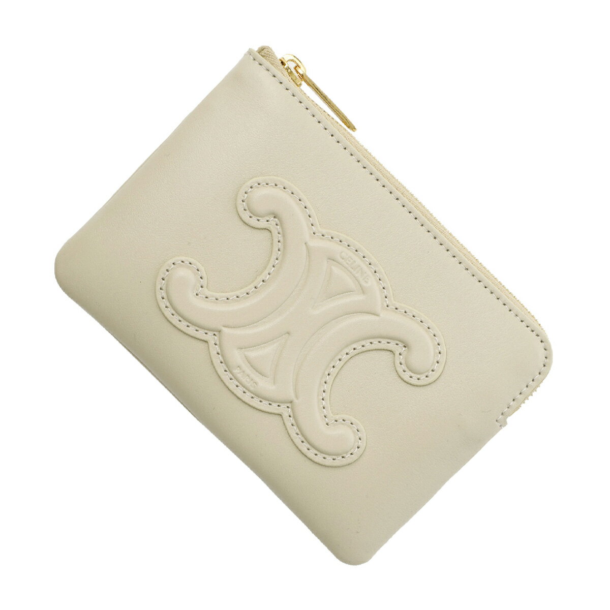 セリーヌ CELINE コインケース キーリング付き ポーチ ベージュ レディース 10c66 3dr8 02pp【あす楽対応_関東】【返品送料無料】【ラッピング無料】[2023AW]のサムネイル