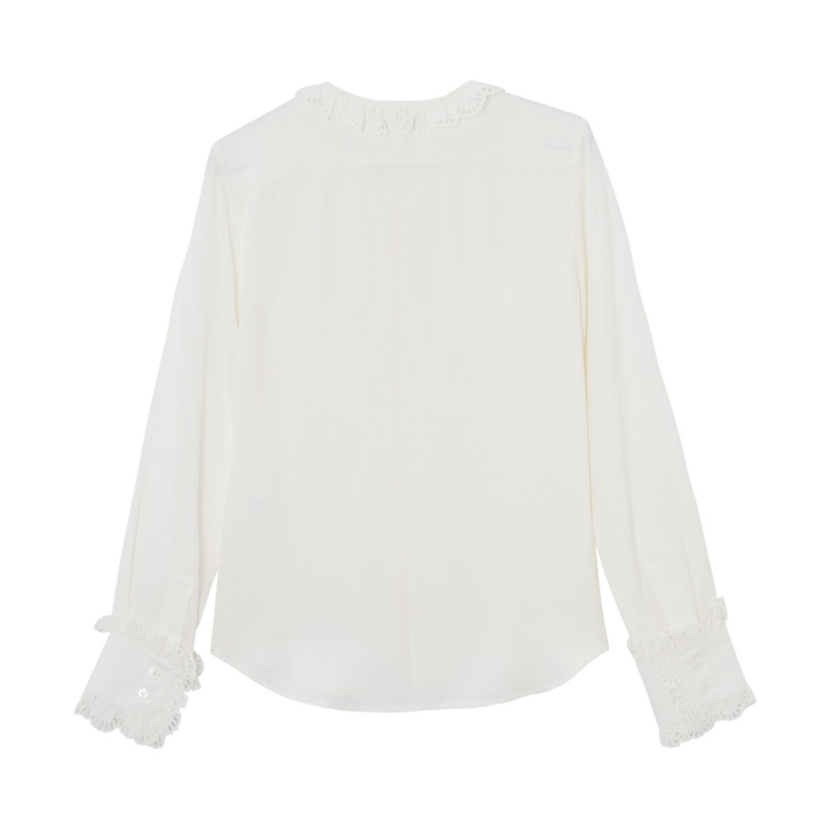 【アウトレット】【ラスト1点】セリーヌ CELINE ブラウス ロミーシャツ ホワイト 2c06a 008d 01av【返品送料無料】