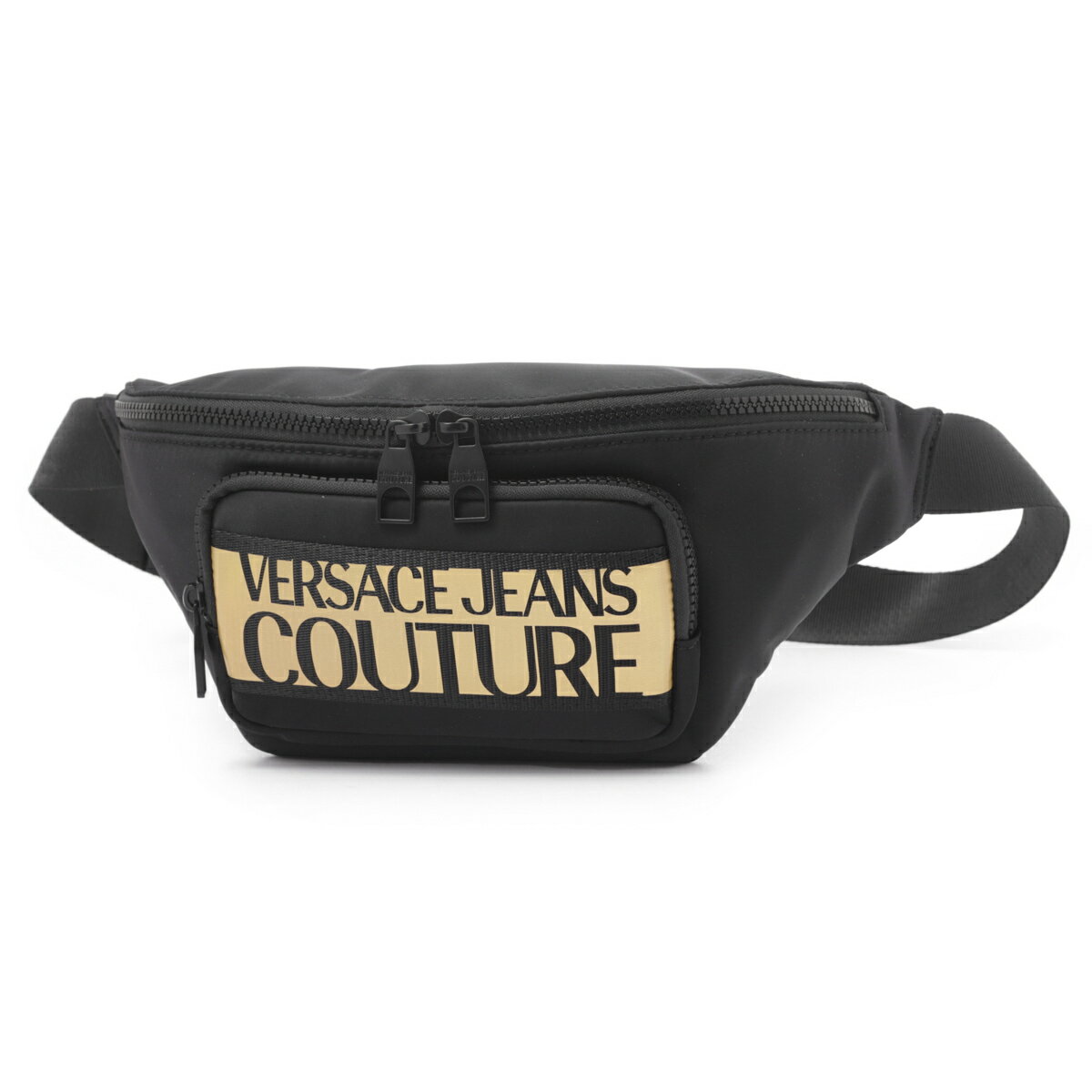 ベルサーチ ヴェルサーチェ VERSACE JEANS COUTURE クロスボディバッグ ベルトバッグ 75ya4b98 zs927 g89 RANGE ICONIC LOGO-SKETCH 9【返品送料無料】[2023AW]