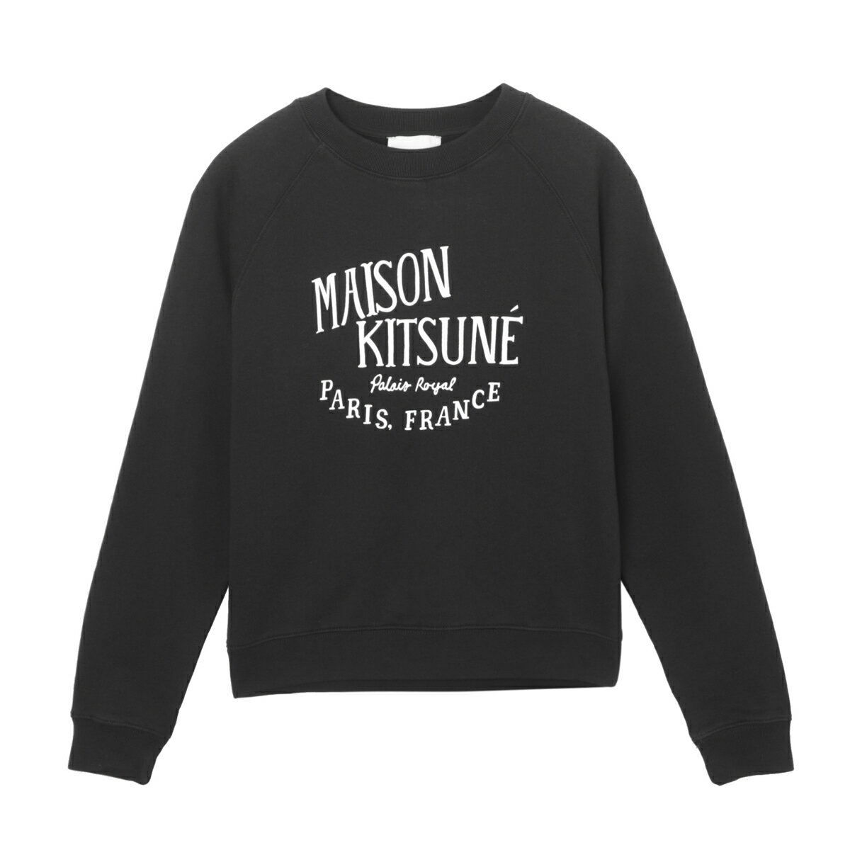 メゾンキツネ MAISON KITSUNE スウェット ブラック レディース aw00300km0001 p199 black PALAIS ROYAL VINTAGE SWEATSHIRT