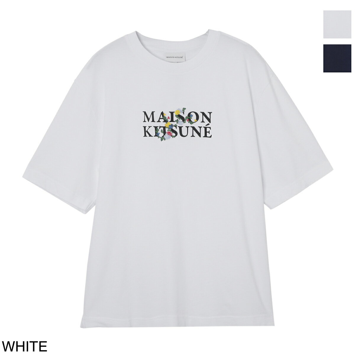 メゾンキツネ Tシャツ メンズ 【5/15限定!当選確率1/2!MAX100%POINT BACK!※要エントリー】【1万5千円均一】メゾンキツネ MAISON KITSUNE クルーネックTシャツ メンズ lm00115kj0119 p100 white【返品送料無料】【ラッピング無料】[2023AW]