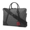 フェラガモ FERRAGAMO (Salvatore Ferragamo) ブリーフケース ブラック 24a197 0716628 nero grigio TRAVEL【返品送料無料】[2023AW]