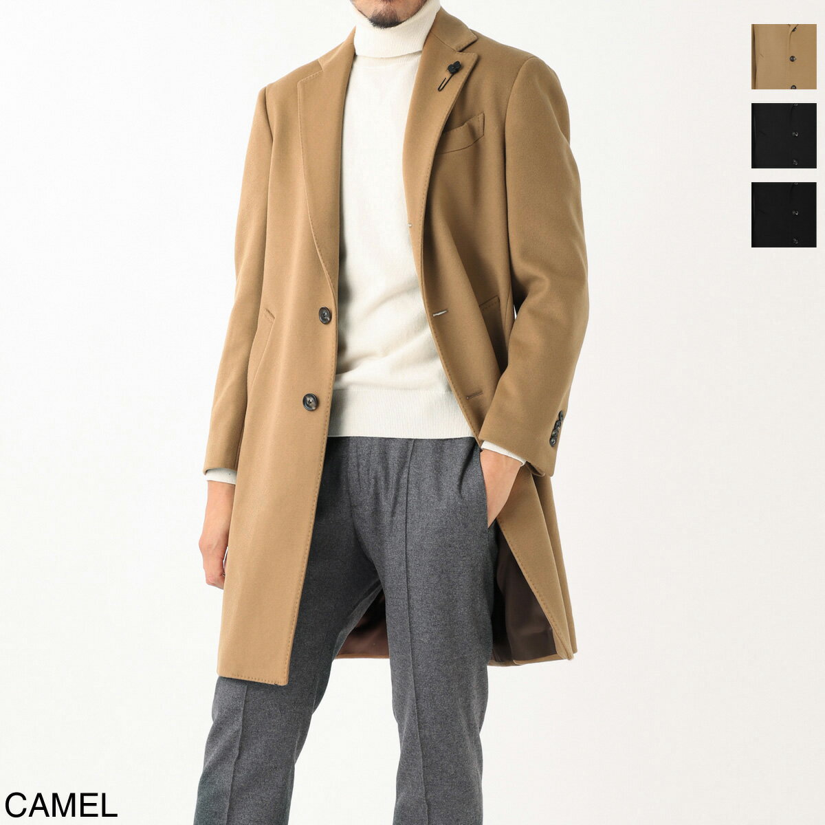 ラルディーニ LARDINI チェスターコート メンズ 大きいサイズあり it23636v itc6 ...