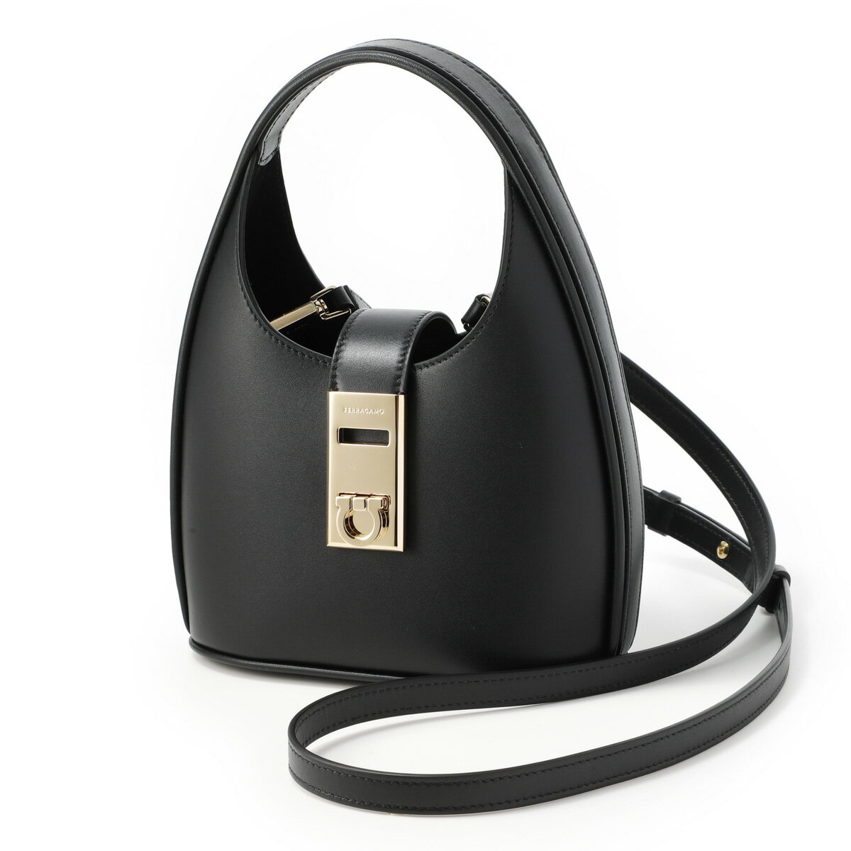 ☆Salvatore Ferragamo☆ Ferragamo TRAVEL 2wayバッグ S NERO♪ 楽天市場】フェラガモ ハンドバッグ nero 2wayの通販