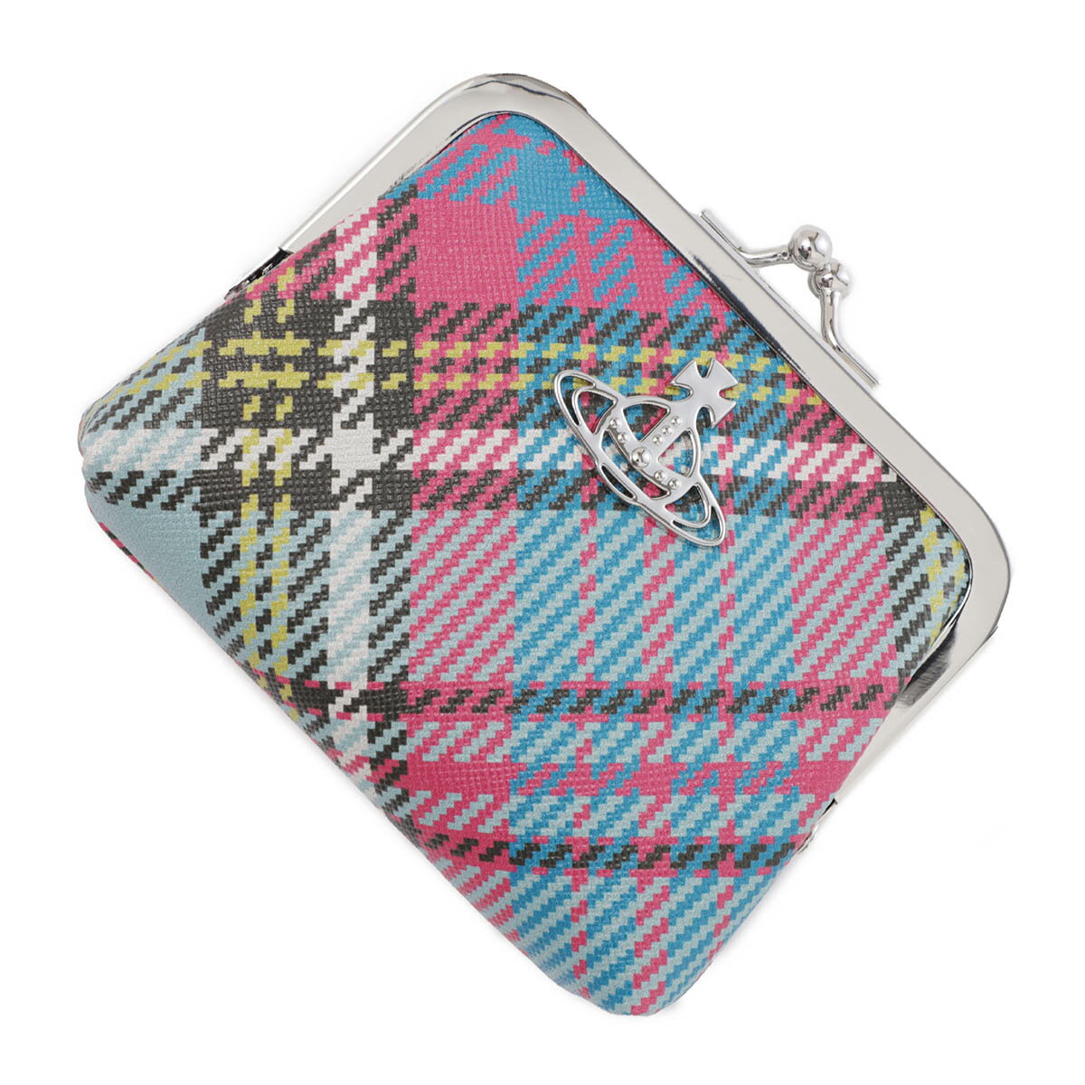 ヴィヴィアンウエストウッド Vivienne Westwood コインケース マルチカラー 52010005 s000v pf o102 macandy tartan BIOGREEN SAFFIANO PRINTED