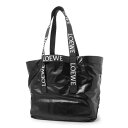 ロエベ バッグ（レディース） ロエベ LOEWE トートバッグ ショッピングバッグ ブラック b507x23x01 1100 FOLD SHOPPER LARGE【返品送料無料】[2023AW]