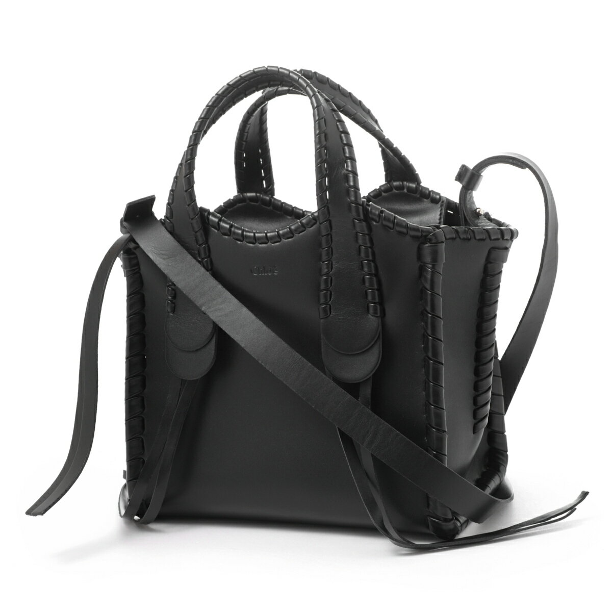 クロエ Chloe トートバッグ ブラック chc23as590l02 001 black SMALL MONY TOTE BAG【返品送料無料】[2023AW]