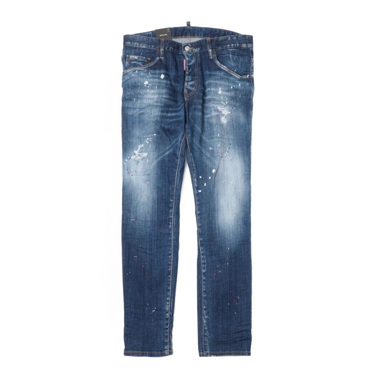 ディースクエアード DSQUARED2 ボタンフライジーンズ ブルー s74lb1331 s30342 470 SKATER JEANS【返品送料無料】[2023AW]