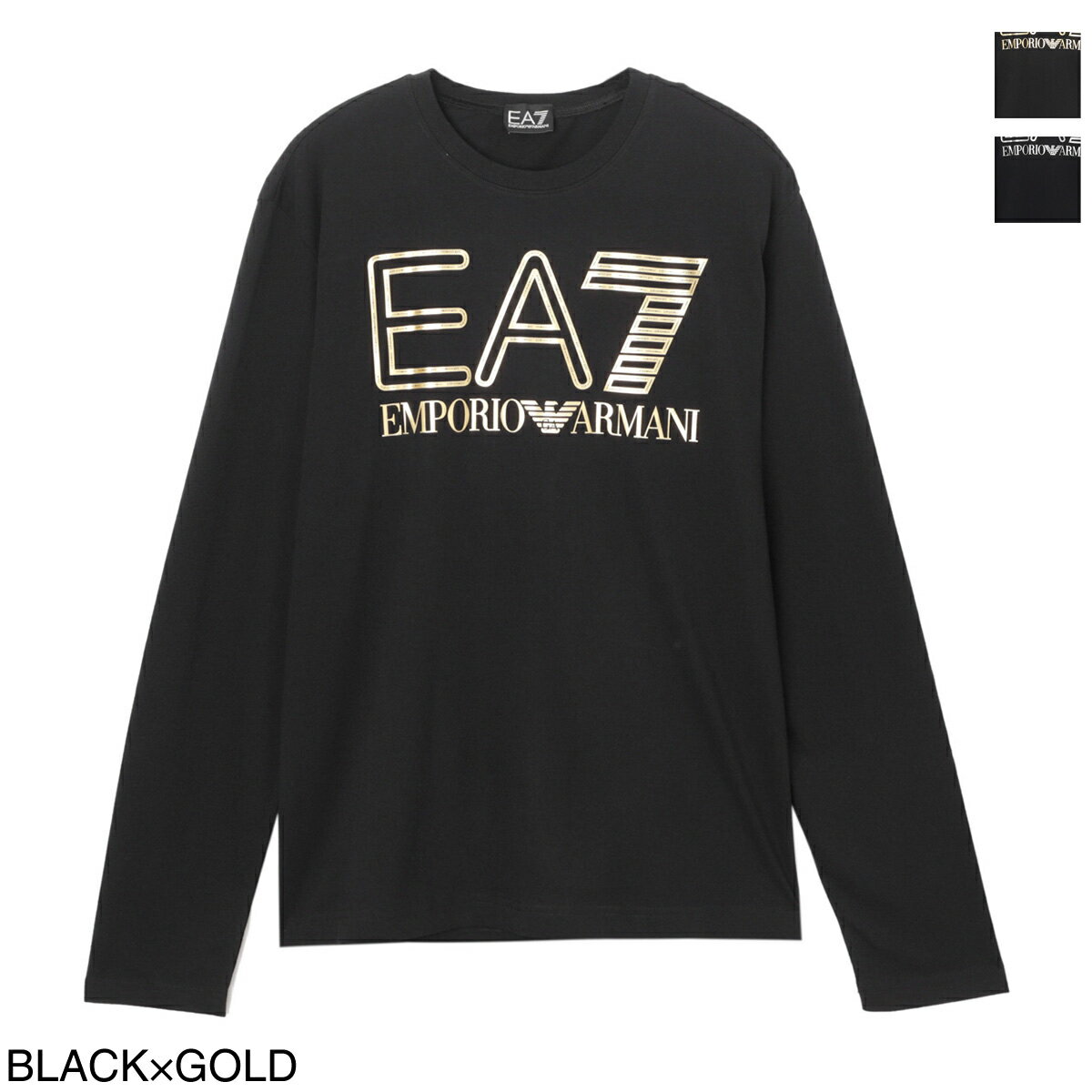 【1万円均一】エンポリオアルマーニ EA7 EMPORIO ARMANI クルーネック 長袖Tシャツ 6rpt04 pjffz 0208 LOGO SERIES【返品送料無料】[2023AW]