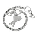 【アウトレット】アミ AMI キーリング シルバー メンズ レディース ukr903 369 905 ADC CHAIN KEYRING【返品送料無料】