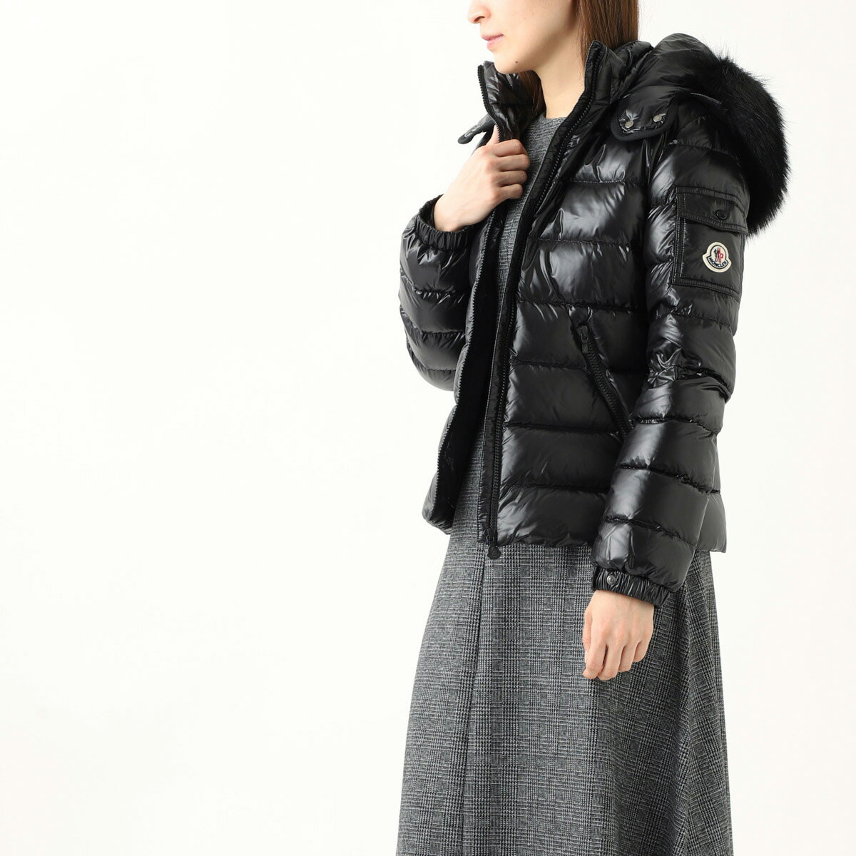 モンクレール MONCLER ダウンジャケット ブラック レディース badyf 1a00117 c ...
