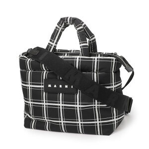 マルニ MARNI トートバッグ 3WAY ブラック レディース bmmp0131u0 p6262 00n99 PUFF TOTE BAG MINI【あす楽対応_関東】【返品送料無料】【ラッピング無料】[2023AW]