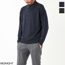 ジョンスメドレー JOHN SMEDLEY ニット 長袖ポロシャツ メンズ knoll midnight KNOLL MODERN FIT【返品送料無料】【ラッピング無料】 2023AW