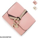 クロエ 財布（レディース） クロエ Chloe 3つ折り財布 小銭入れ付き レディース chc23wp945l55 6l8 blossompink ALPHABET【返品送料無料】【ラッピング無料】[2023AW]