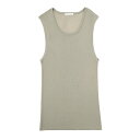 アミ AMI タンクトップ グレー メンズ htk101 je0022 263 LONG TANKTOP【返品送料無料】