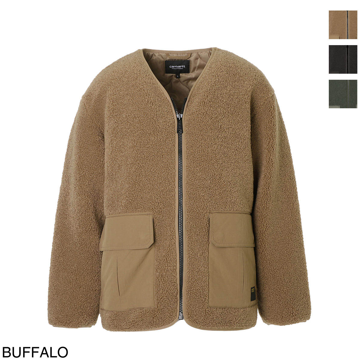 カーハート ワークインプログレス Carhartt WIP ボアジャケット ボアブルゾン i032244 1cmxx buffalo DEVIN LINER