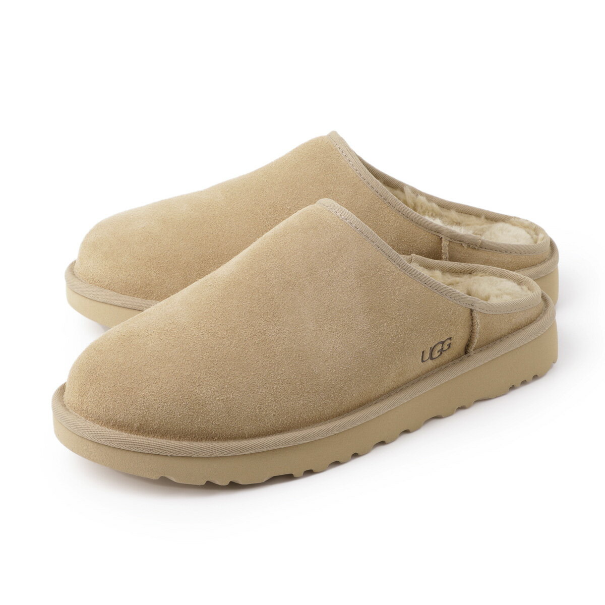 【5/20限定 当選確率1/2 MAX100 POINT BACK ※要エントリー】アグオーストラリア UGG Australia スリッパ クロッグ ベージュ 1129290 mustard seed CLASSIC SLIP-ON【返品送料無料】 2023AW