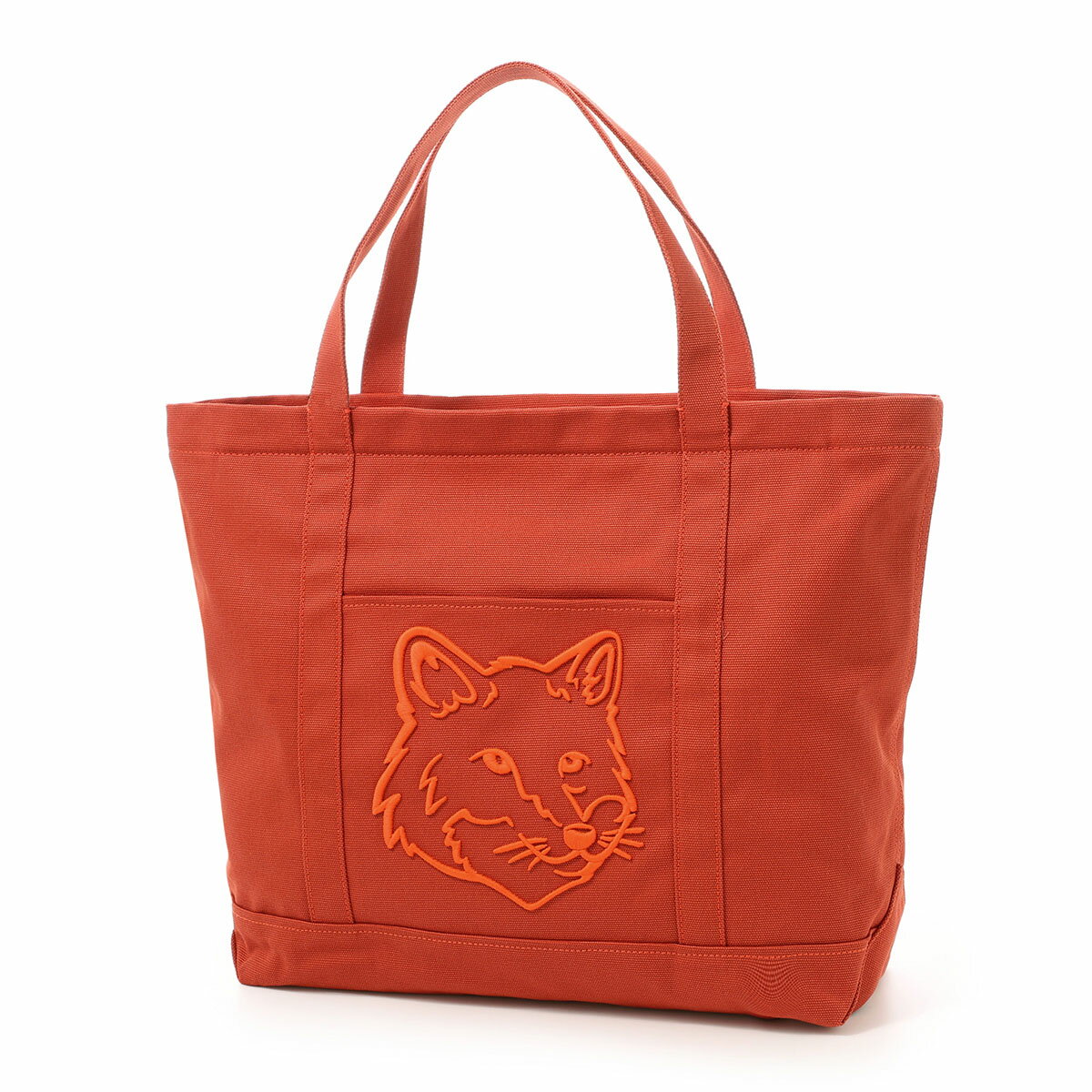 y5/15!Im1/2!MAX100%POINT BACK!vGg[zy2~ψz]Lcl MAISON KITSUNE g[gobO bh lw05104ww0083 p669 burntred BOLD FOX HEAD CLASSIC TOTE BAGyԕiz[2023AW]