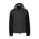 【アウトレット】モンクレール グルノーブル MONCLER GRENOBLE ダウン切り替え ジップアップ カーディガン ブラック メンズ 9b00003 m1...