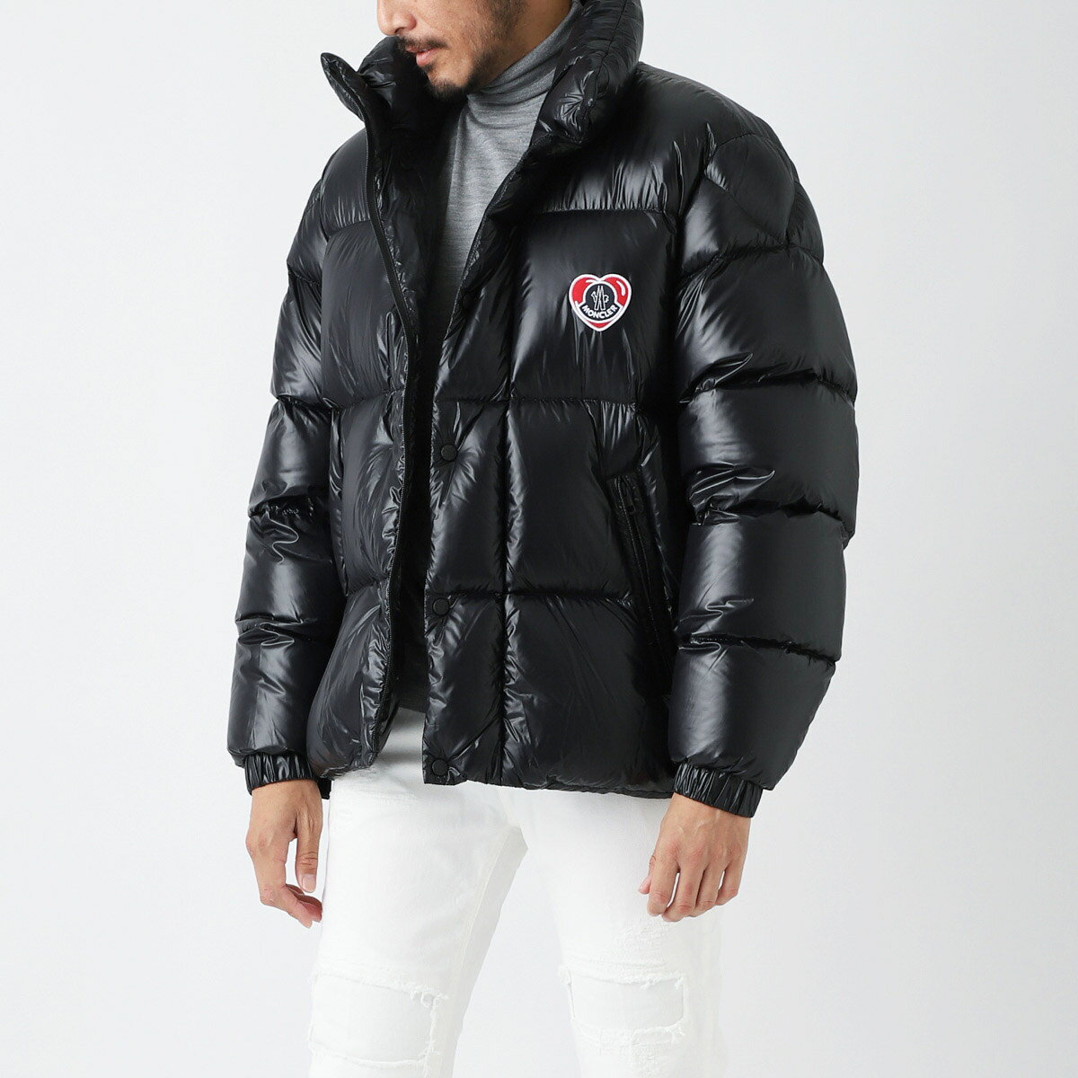 モンクレール MONCLER ダウンジャケット ブラック メンズ 大きいサイズあり misam 1a ...