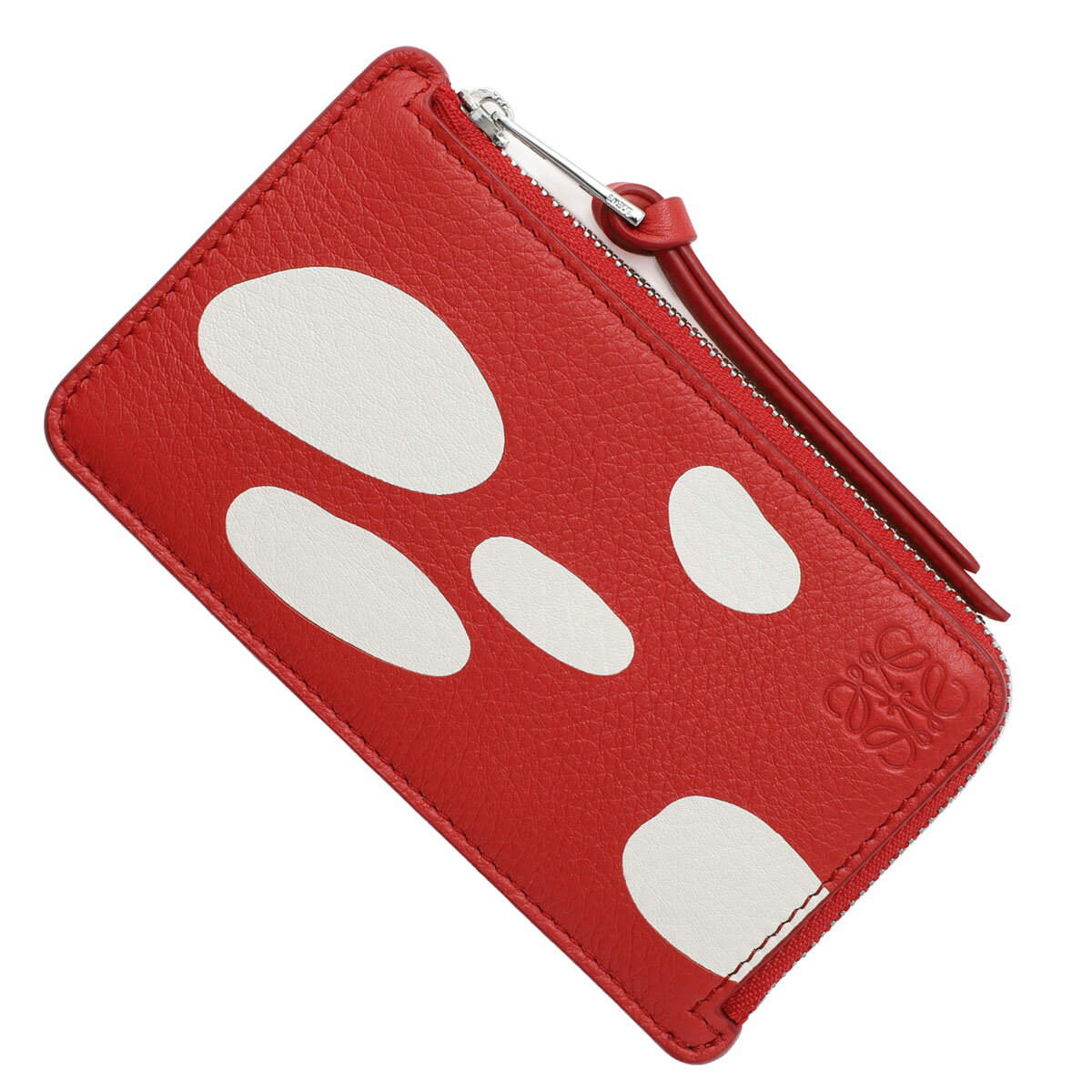 ロエベ LOEWE カードケース レッド メンズ c643z40x49 7320 COIN CARDHOLDER MUSHROOM【返品送料無料】【ラッピング無料】[2023AW]