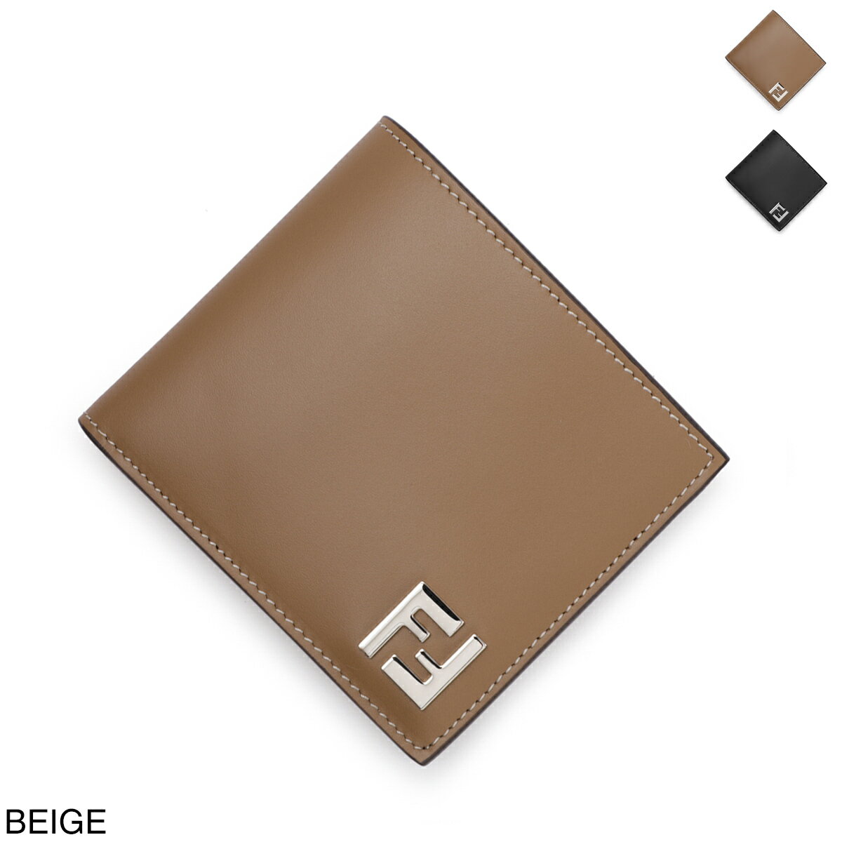 フェンディ フェンディ FENDI 2つ折り財布 メンズ 7m0356 aff2 f1m6e FF SQUARED BI-FOLD WALLET【返品送料無料】【ラッピング無料】