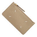 メゾンマルジェラ Maison Margiela コインケース カードホルダー ブラウン レディース s56ui0143 p4455 t2070 CARD HOLDER ZIP EW【返品送料無料】【ラッピング無料】