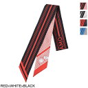 フェラガモ FERRAGAMO スカーフ レディース 320755 0767298 red white black【返品送料無料】