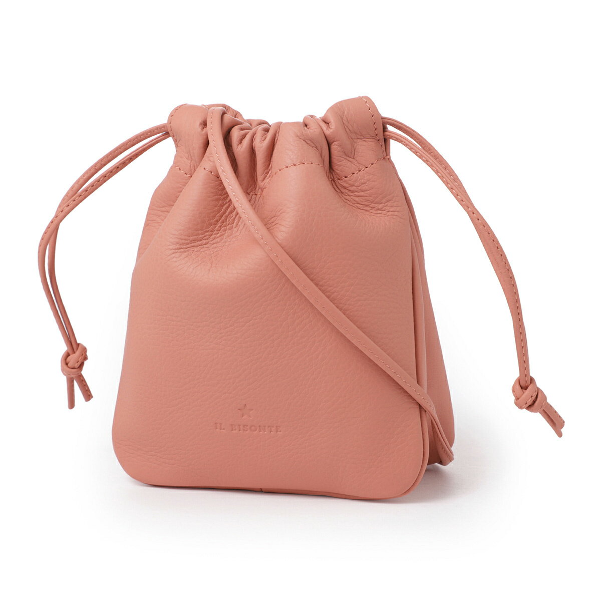 イルビゾンテ　ショルダーバッグ　ハンドバッグ　2way　レザー　本革　ピンク系 イルビゾンテ ショルダーバッグ ハンドバッグ 2way レザー 本革