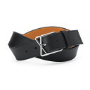 ロエベ LOEWE ベルト ブラック メンズ e619z20x34 1341 LAYERED CROSS BUCKLE BELT 3.5【返品送料無料】【ラッピング無料】[2024SS]