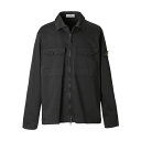 【アウトレット】【ラスト1点】ストーンアイランド STONE ISLAND シャツジャケット ブラック メンズ 801510812 v0029 10812【返品送料無料】【ラッピング無料】 2024SS