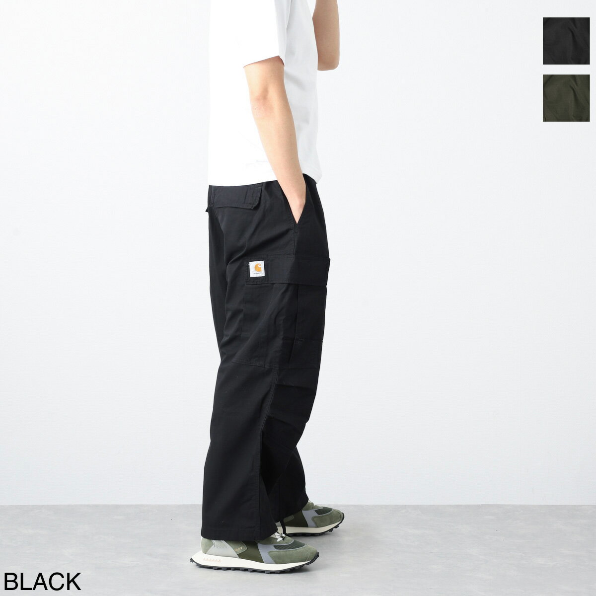 カーハート ワークインプログレス Carhartt WIP カーゴパンツ メンズ i032967 8902 black JET CARGO PANT【返品送料無料】【ラッピング無料】[2024SS]