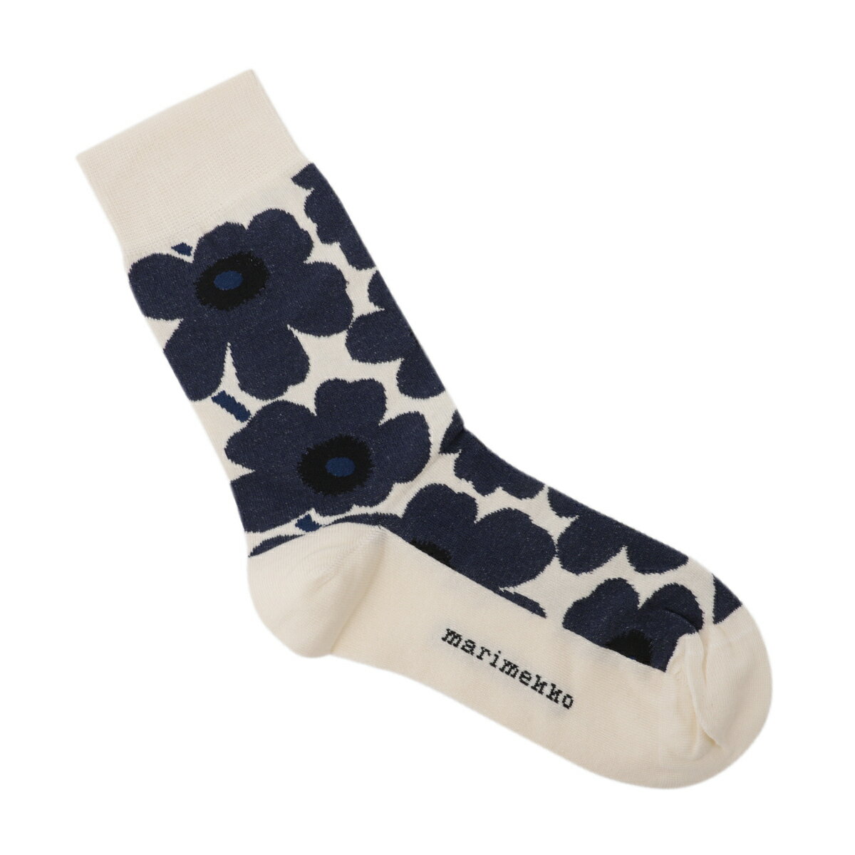 【ネコポス対応(3点まで)】マリメッコ marimekko ソックス 靴下 ブルー レディース 093016 519 Kirmailla Unikko【返品交換不可】【ラッピング無料】