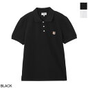 メゾンキツネ MAISON KITSUNE ポロシャツ メンズ lm00208kj7002 p199 black FOX HEAD PATCH REGULAR POLO