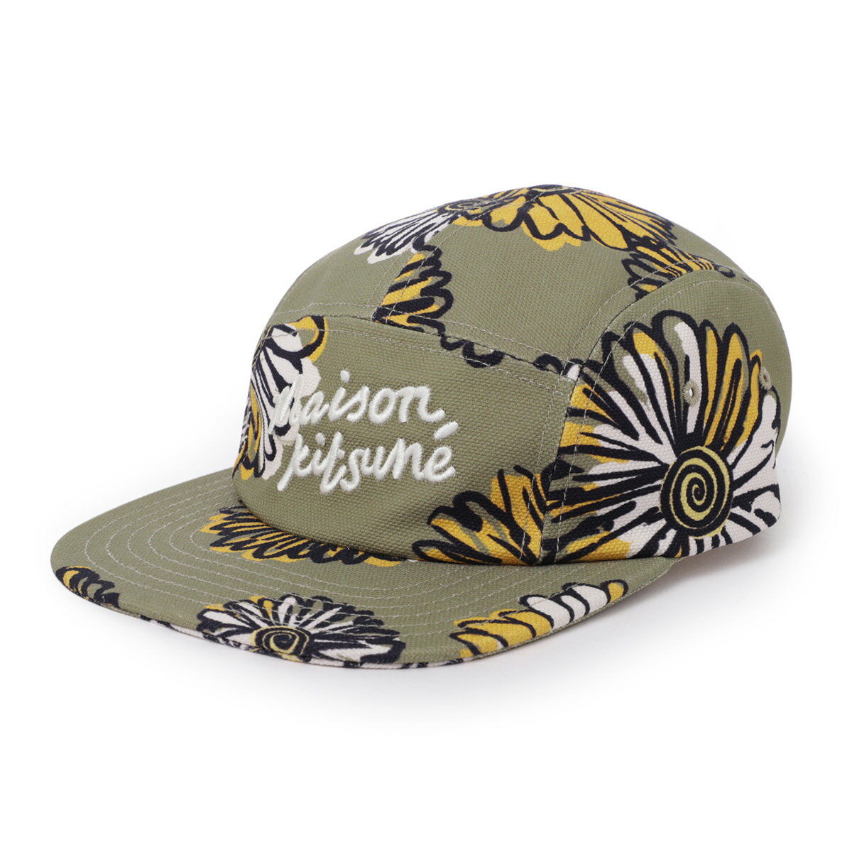メゾンキツネ MAISON KITSUNE ジェットキャップ 5パネルキャップ マルチカラー メンズ mm06109ww0110 o357 canvasdesign FLOATING FLOWERS 5P CAP【返品送料無料】