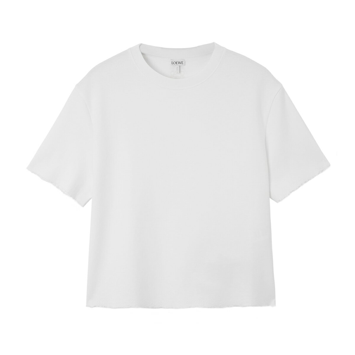 ロエベ LOEWE クルーネックTシャツ ホワイト レディース s540y22x55 2100 BOXY FIT T-SHIRT【返品送料無料】【ラッピング無料】[2024SS]