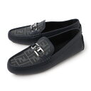フェンディ FENDI ドライビングシューズ ブルー メンズ 7d1561 aqzb f1ood FENDI O'LOCK DRIVING SHOES【返品送料...