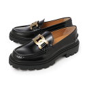 トッズ TODS ローファー ブラック レディース xxw08j0hl60shab999 black KATE LEATHER LOAFERS【返品送料無料】[...