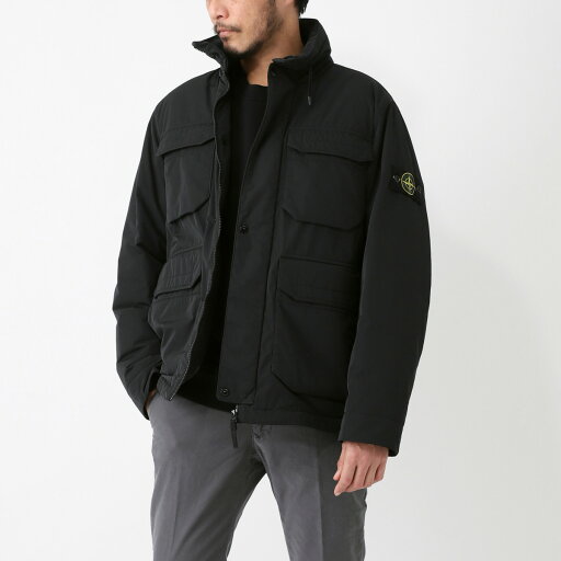 ストーンアイランド STONE ISLAND フード付き 中綿入りブルゾン ブラック メンズ 811543626 v0029 43626 POLYESTER MICRO TWILL【返品送料無料】 ストーンアイランド STONE ISLAND フード付き 中綿入りブルゾン ブラック メンズ 811543626 v0029 43626 POLYESTER MICRO TWILL【返品送料無料】