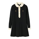 【アウトレット】【ラスト1点】セリーヌ CELINE ミニワンピース ブラック レディース 2x49o 759y 38cr【返品送料無料】