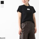 エムエム 6 メゾンマルジェラ MM6 Maison Margiela クルーネックTシャツ レディース s52gc0327 s24312 900【返品送料無料】