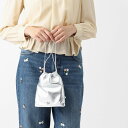 ミュウミュウ miu miu ポーチ ドローストリングバッグ シルバー レディース 5ng010 acsw f0118【返品送料無料】