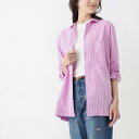 テクラ TEKLA パジャマ シャツ カジュアルシャツ ピンク メンズ レディース swt pps purplepinkstripes POPLIN LONG-...
