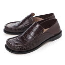 ロエベ LOEWE ローファー レッド レディース 大きいサイズあり llsc290x25 7110 CAMPO LOAFER FLAP BACK【返品送料無料...